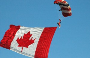 Bandera Nacional de Canadá. Foto: V. Aguilar.