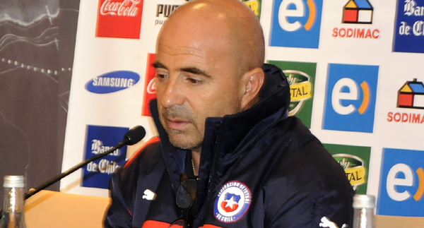 El entrenador de la selección chilena de futbol, Jorge Sampaoli.