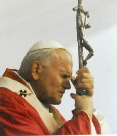 Juan Pablo II, nació: 18/05/1920, Elegido Papa: 16/10/1978, Canonizado: 27/04/2014. 