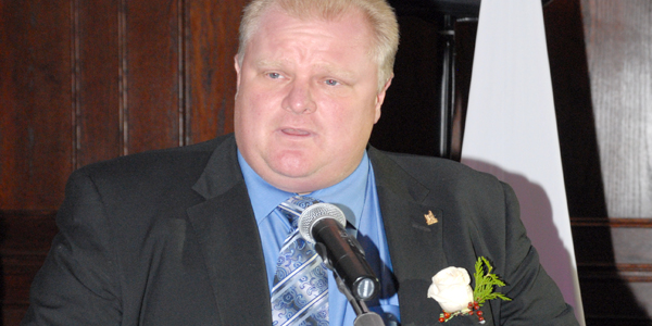 El Alcalde de Toronto, Rob Ford. Foto: V.Aguilar.