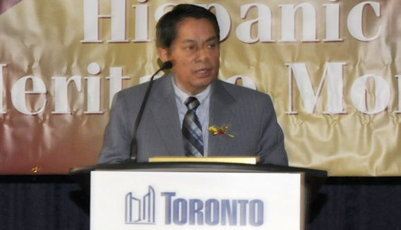 Patricio Viera Soria, presidente de la Asociación de Ecuatorianos en Ontario.