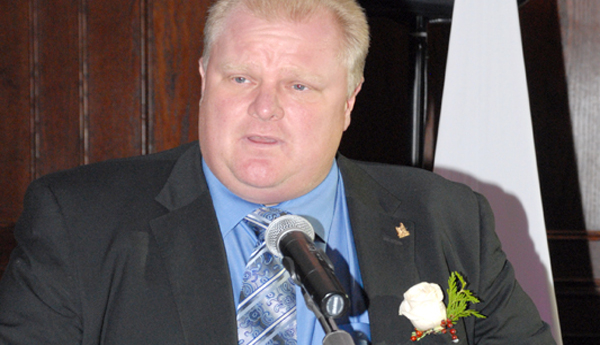 El alcalde de Toronto, Rob Ford. Foto: V. Aguilar.