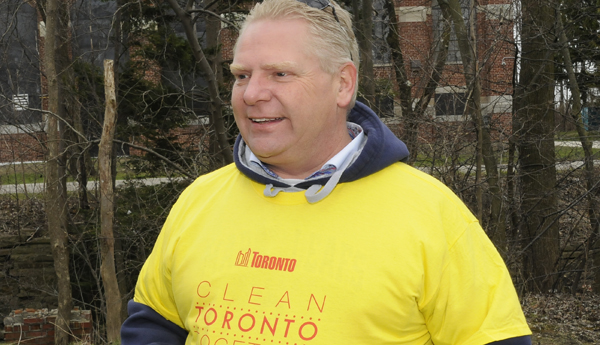 Doug Ford candidato a la alcaldía de Toronto. Foto: V. Aguilar.