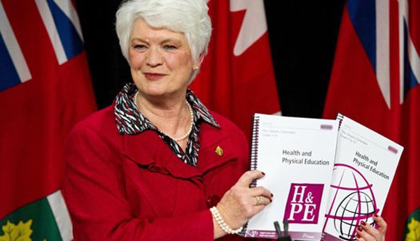 Ministra de Educación de Ontario,  Liz Sandals. Foto: The Canadian Press.