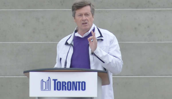 El alcalde de Toronto, John Tory.