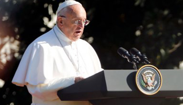 El Papa Francisco pronunció  un histórico discurso ante la Asamblea General de las Naciones Unidas.