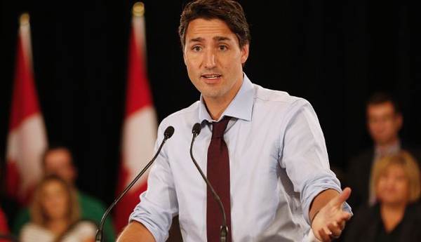 Primer Ministro de Canadá, Justin Trudeau.