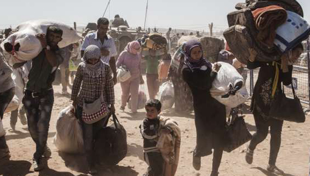Refugiados sirios. Foto: Flikr. 