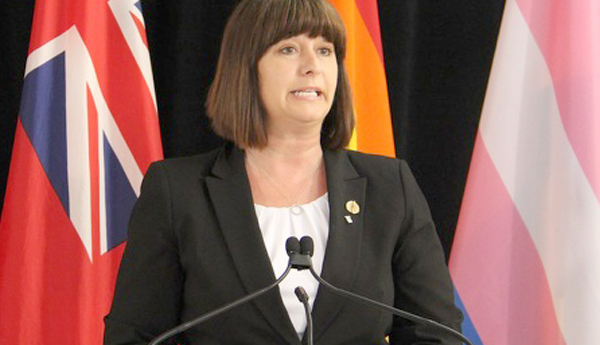  Marie-France Ladonde. Minister of Government and Consumer Services.