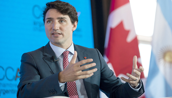 El primer ministro de Canadá, Justin Trudeau. Foto: OPM.