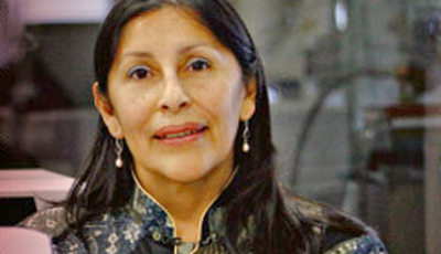 La peruana Rosa Gálvez. Foto U. Laval.