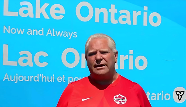 Doug Ford desafía a Trump: “Siempre será el lago Ontario”